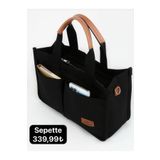 Altunay Kadın Kanvas Siyah Cepli Tote Bag Omuz Çantası