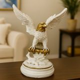 Altunhome BEYAZ VE GOLD DETAYLI KARTAL BİBLO 24X18