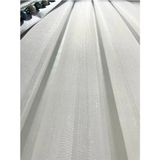 Altuntaş Tasarım Armür Tül Vakko Simli Bambu Tül Perde 1x2 Sık Pile - 230 x 260 cm - Beyaz