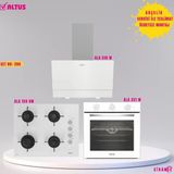Altus Ankastre Set Beyaz Cam Set No 206 ( Ala 321 W - Ala 159 Dw - Ala 510 W)