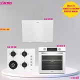 Altus Ankastre Set Beyaz Cam Set No 207 ( Ala 322 W - Ala 189 Dw - Ala 570 W)