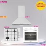 Altus Ankastre Set Beyaz Set No 210 ( Ala 321 W - Ala 181 Wd - Ala 522 W)