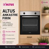 Altus Ankastre Set Inox Set Ala 310 I - Ala 522 I - Ala 181 Gıd ) - ınoks
