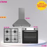Altus Ankastre Set Inox Set No 204 ( Ala 310 I - Ala 522 I - Ala 181 Gıd)