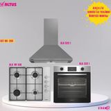 Altus Ankastre Set Inox Set No 205 ( Ala 322 I - Ala 522 I - Ala 181 Gıd)