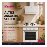 Altus Ankastre Set No 206 Beyaz (Ala 321 W - Ala 159 Dw - Ala 510 W)