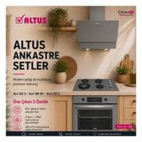 Altus Ankastre Set No 208 Gri (Ala 322 G - Ala 189 Dg - Ala 510 G)