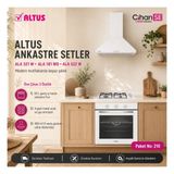 Altus Ankastre Set No 210 Beyaz (Ala 321 W - Ala 181 Wd - Ala 522 W)