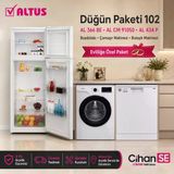 Altus Beyaz Eşya Düğün Paketi 102 ( Al 434 P - Al 366 Be - Al 90150) 2026 Ürünler
