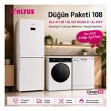 Altus Düğün Paketi 108 Alk 471 Xe Buzdolabı + Al cm 101254 D Çamaşır Makinesi + Al 413 P Bulaşık Makinesi