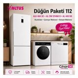 Altus Düğün Paketi 112 Alk 484 Xe Buzdolabı + Al cm 121460 D Çamaşır Makinesi + Al 445 Nx Bulaşık Makinesi