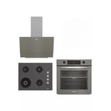 Altus Gri Cam Ankastre Set 322 G Turbo - 189 Dg Woklu - 510 G Davlumbaz