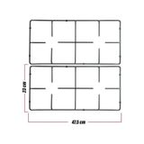 Altus Uyumlu Üst Ocak Gözü Izgara Grubu 47,5 X 27 Cm ( 2 Adet )