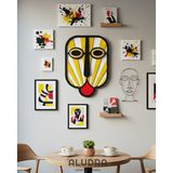 Aludra Craft Studio Pop Art Ahşap Duvar Dekoru Tablo (50X36CM)-ORACLE LION