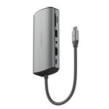 Aluhub Max 100w Type-c Pd Şarj Destekli 11in1 4k Hub Dönüştürücü - Koyu Gri