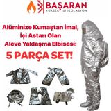Alüminize Yangına Yaklaşma Tulumu/ Dökümcü Elbisesi/istenilen Ölçü - L - XL