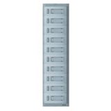 Aluminyum 10Lu Zil Butonu Işıksız Hpsiz Yenişark
