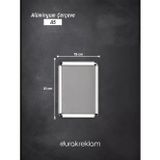 Alüminyum açılır kapanır çerçeve A5 15X20 CM