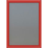 Alüminyum Açılır Kapanır Çerçeve Gönye Köşe - A3 - 30 x 42 cm - Kırmızı - 25MM