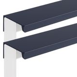 Alüminyum Alaşımlı Görünmez Çekme Kolları(Blu,Length 150mm) | Çok Renkli 120-1200mm: Mutfak Dolapları Kapılar Çekmeceler Depolama Mobilyaları için