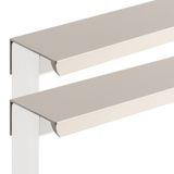 Alüminyum Alaşımlı Görünmez Çekme Kolları(Light Grey,Length 1200mm) | Çok Renkli 120-1200mm: Mutfak Dolapları Kapılar Çekmeceler Depolama Mobilyaları için