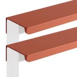 Alüminyum Alaşımlı Görünmez Çekme Kolları(Oranje,Length 800mm) | Çok Renkli 120-1200mm: Mutfak Dolapları Kapılar Çekmeceler Depolama Mobilyaları için