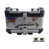 Alüminyum Arka Çanta 45LT-WORLD/COLOR - Gümüş - Standart