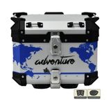 Alüminyum Arka Çanta 55LT-WORLD/BLUE - Gümüş - Standart