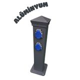 Alüminyum Bahçe Elektrik Prizi 0.9x0.9x50cm