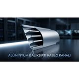 Alüminyum Balıksırtı Kablo Kanalı 2 M