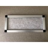 Alüminyum Çerçeveli Elyaf Havalandırma Filtresi 15X35Cm