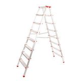 Alüminyum Çift Çikişli 8 Basamakli Merdiven (181 Cm) (accm.06) Gri