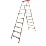 Alüminyum Çift Çıkışlı 9 Basamaklı Merdiven ( 2 Metre) ( Accm.07)