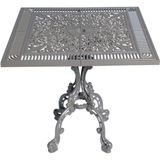 Alüminyum Döküm Bahçe Masası | CG-604 | 75x75 cm Kare Döküm Bahçe Masası