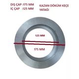 ALÜMİNYUM DÖKÜM KEÇE YATAĞI 175*125 MM (20 KĞ KAZAN 125 LİK)