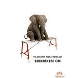 Alüminyum Gövdeli Çelik Ayaklı Teleskopik Katlanır İnşaat İskelesi - 400 Kg Taşıma Kapasitesi 130X36x160cm