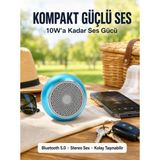 Alüminyum Gövdeli Mini Bluetooth Hoparlör – Dayanıklı ve Şık Tasarım Yeni Nesil - Renkli
