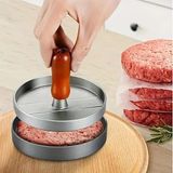Alüminyum Hamburger Köfte Pres Makinesi Seti 100 Adet Mumlu Kağıt ile - Yapışmaz Hamburger Köfte Pres Kiti - Mutfak Aletleri ve Aksesuarları