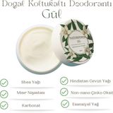 Alüminyum Içermeyen Doğal Krem Deodorant Ter Kokusu Önleyici Koltuk Altı Gül Kokulu 50 M - 50 ml