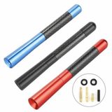 Alüminyum Karbon Fiber Oto Anten Çubuğu Siyah