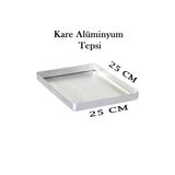 Alüminyum Kare Baklava Kadayıf Künefe Börek Şam Tatlı Pişirme Tepsisi