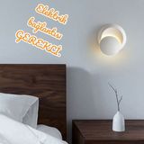 Alüminyum Kasa, Elektrikle Çalışır, 6 Watt 3000K Günışığı LED Aplik, Banyo, Balkon, Yatakbaşı Apliği - yok - Beyaz