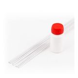 ALÜMİNYUM KAYNAK TELİ 2,4 MM (10 ADET) + ALÜMİNYUM KAYNAK DEKAPANI 50 GR (Gri)