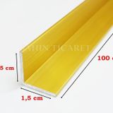 Alüminyum Köşe Profili Alüminyum Köşebent L Profil Sarı ( 1,5 Cm X 1,5 Cm X 100 Cm)