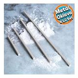Aluminyum Metal Oklava 4'Lu Set Borek Hamur Yufka Acma Silindir Yuvarlak (99-74-49-29) Uzun Kisa Mutfak Arac