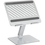 Alüminyum Notebook Standı Yükseklik ve Eğim Ayarlı Ergonomik Metal Laptop Standı 11-17 Inch Arası Notebook Dizüstü Bilgisayar Standı, Ayarlanabilir