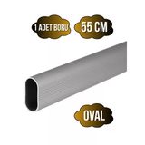 Alüminyum Oval Askı Borusu Mobilya Askı Borusu(Alüminyum Oval EN:15MM BOY:25MM) - 55cm