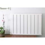 Alüminyum Panel Radyatör Ekol 600 X 600 Ral 9010 Kırık Beyaz