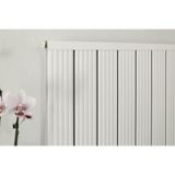 Alüminyum Panel Radyatör Ekol Model 600 Mm X 1000 Mm Ral 9010 Kırık Beyaz