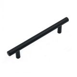 Alüminyum Paslanmaz Mat Siyah 192 Mm Mobilya Kulp Çap:12 Mm